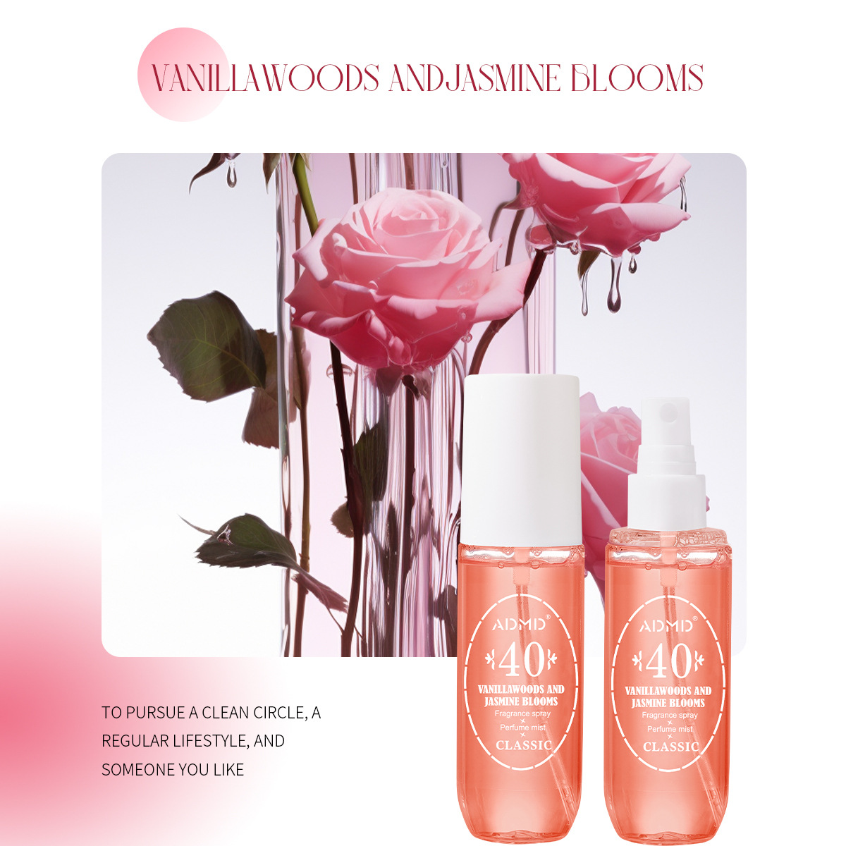 Light Long-Lasting Women's Perfume – 128g (5 Scents)