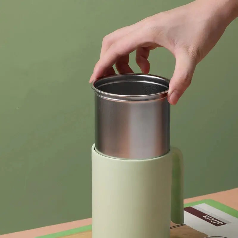 Thermal Insulated Travel Mug – Stainless Steel Keep Hot & Cold