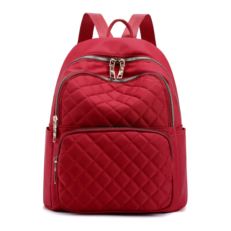 Large Capacity Waterproof Nylon Backpack for Women