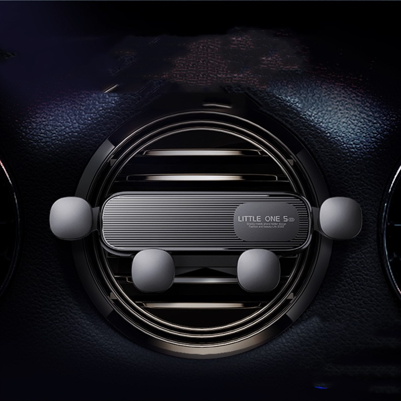 Car Air Vent Phone Holder – Gravity Mount | Black & White