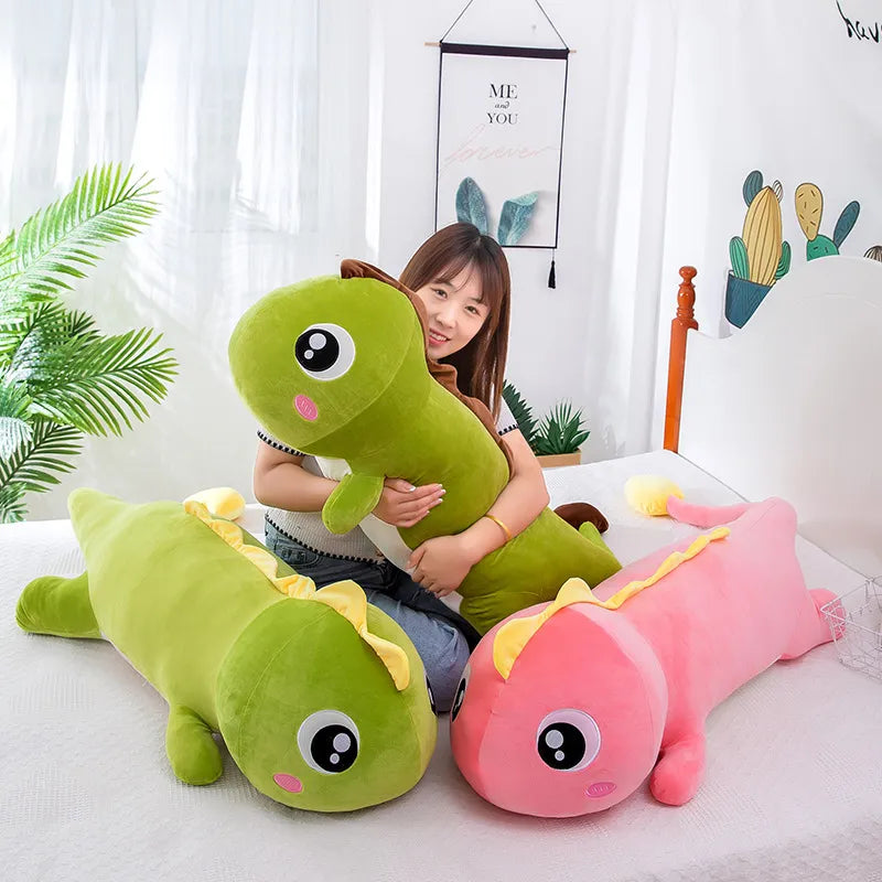Big-Eyed Dinosaur Plush Doll – Giant Soft Stuffed Animal Toy