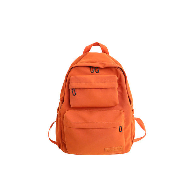 Waterproof Nylon Women's Backpack – Large Capacity Casual