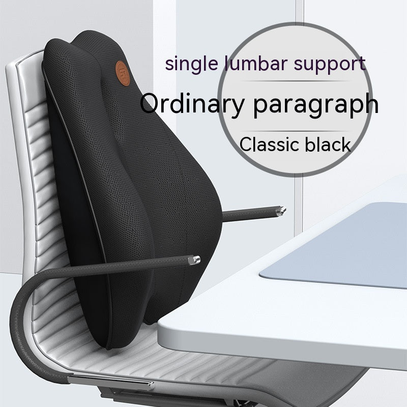 Electric Massage Memory Foam Lumbar & Seat Cushion Set – USB Powered