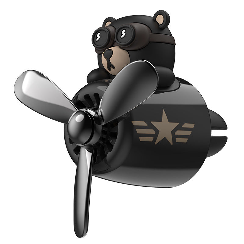 Hako Bear Character Car Air Freshener | Vent Clip Diffuser | 30–60 Day Scent