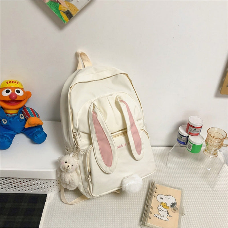 Cute Nylon Backpack for Teen Girls – Waterproof, Large Capacity