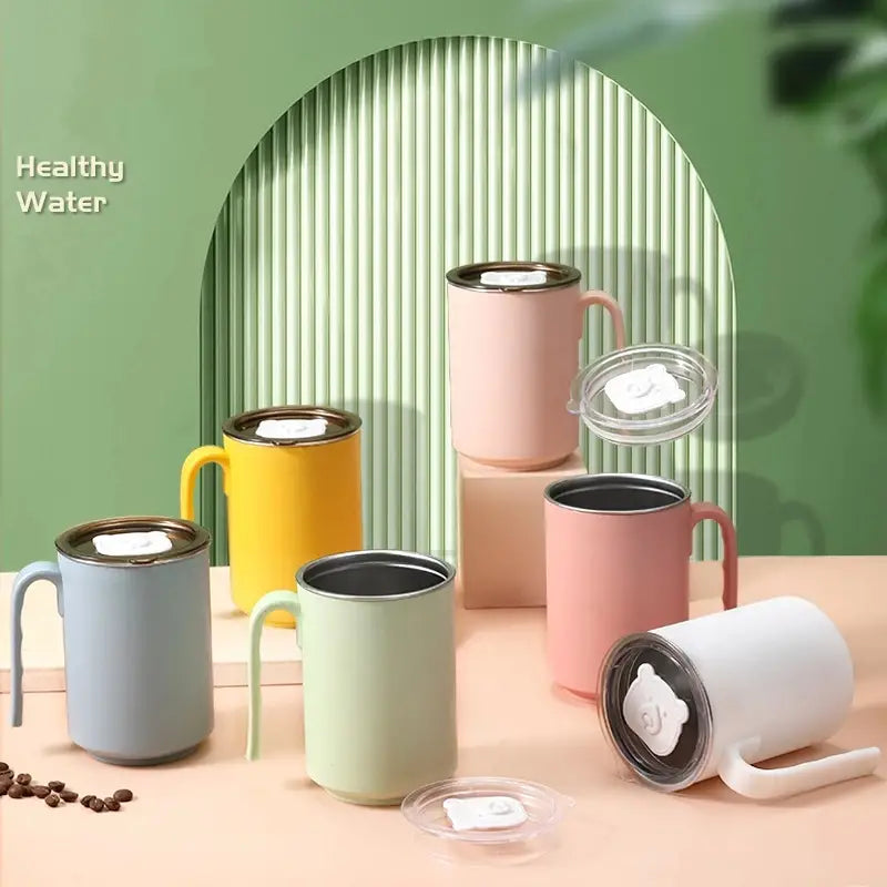 Thermal Insulated Travel Mug – Stainless Steel Keep Hot & Cold