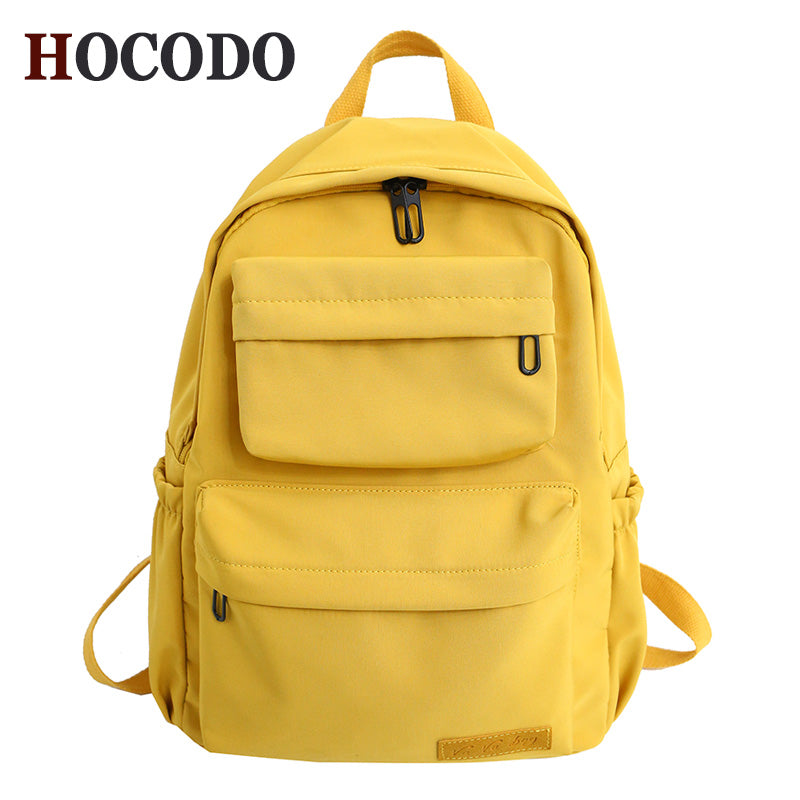 Waterproof Nylon Women's Backpack – Large Capacity Casual
