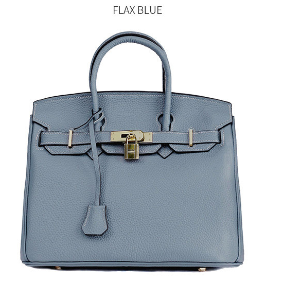 Platinum Structured Handbag | Premium Split Leather Tote