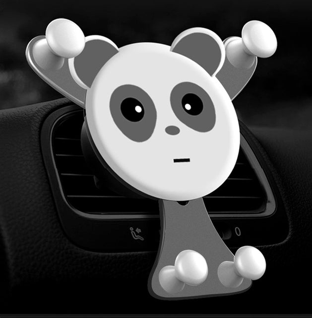 Panda Car Air Vent Phone Holder – Cute Car Accessory | 7 Styles