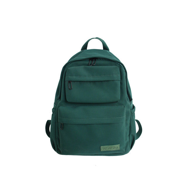 Waterproof Nylon Women's Backpack – Large Capacity Casual