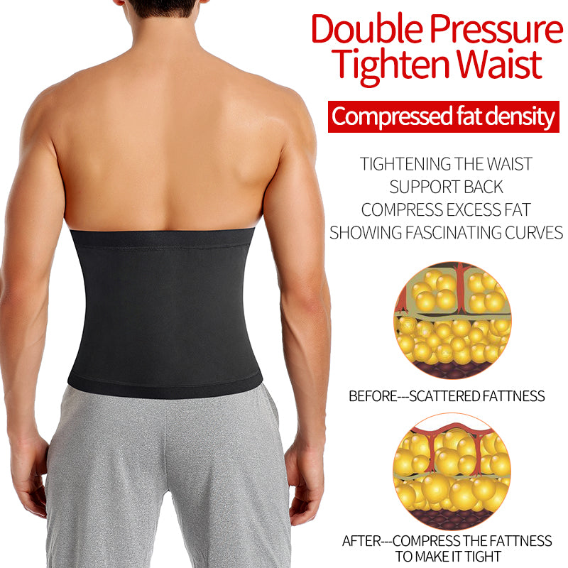 Men's Sauna Waist Trainer & Slimming Belt – Sweat Trimmer for Workouts