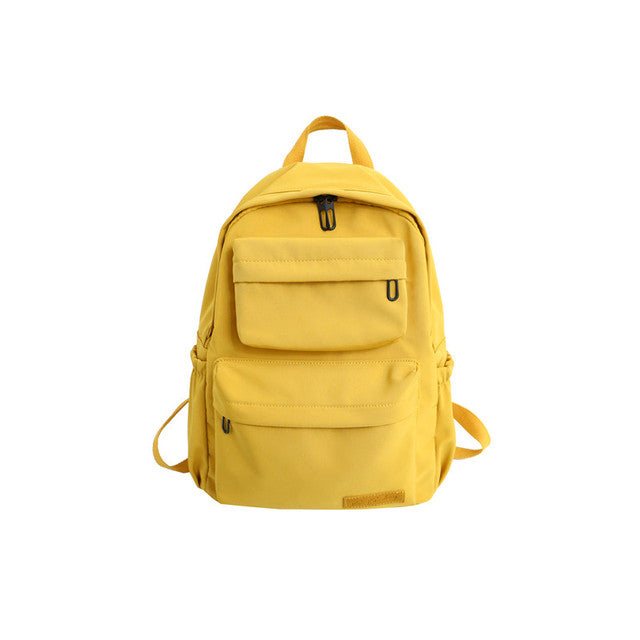 Waterproof Nylon Women's Backpack – Large Capacity Casual