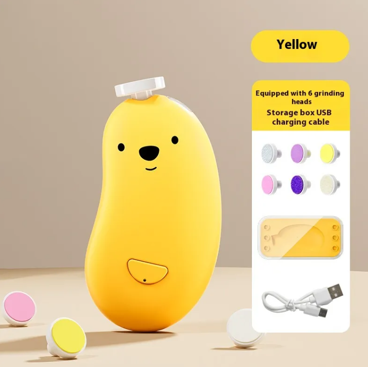 Electric Baby Nail Grinder – Safe & Quiet Rechargeable File