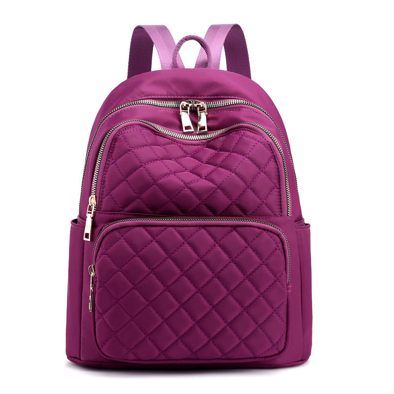 Large Capacity Waterproof Nylon Backpack for Women