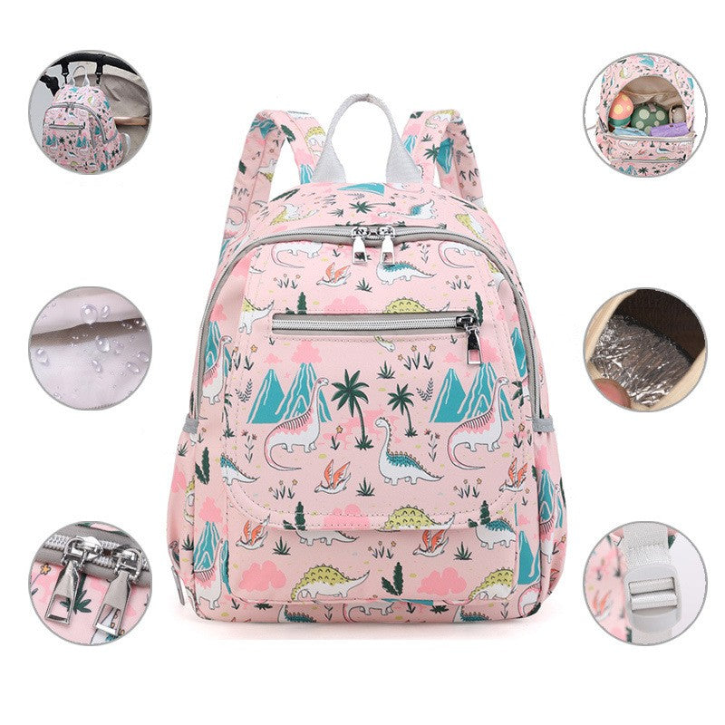 Multifunctional Large Capacity Mummy Bag – Stroller-Friendly Tote for Mums
