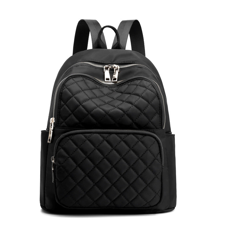 Large Capacity Waterproof Nylon Backpack for Women