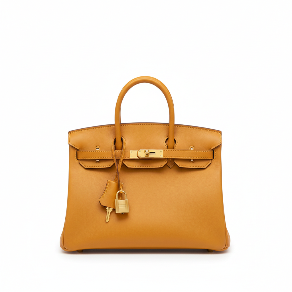 Platinum Structured Handbag | Premium Split Leather Tote
