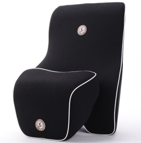 Memory Foam Car Lumbar Support & Neck Cushion Set