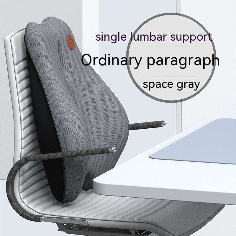 Electric Massage Memory Foam Lumbar & Seat Cushion Set – USB Powered