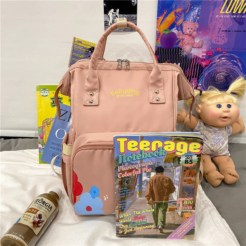 Large Capacity Waterproof Mum & Baby Backpack – Dry/Wet Separation