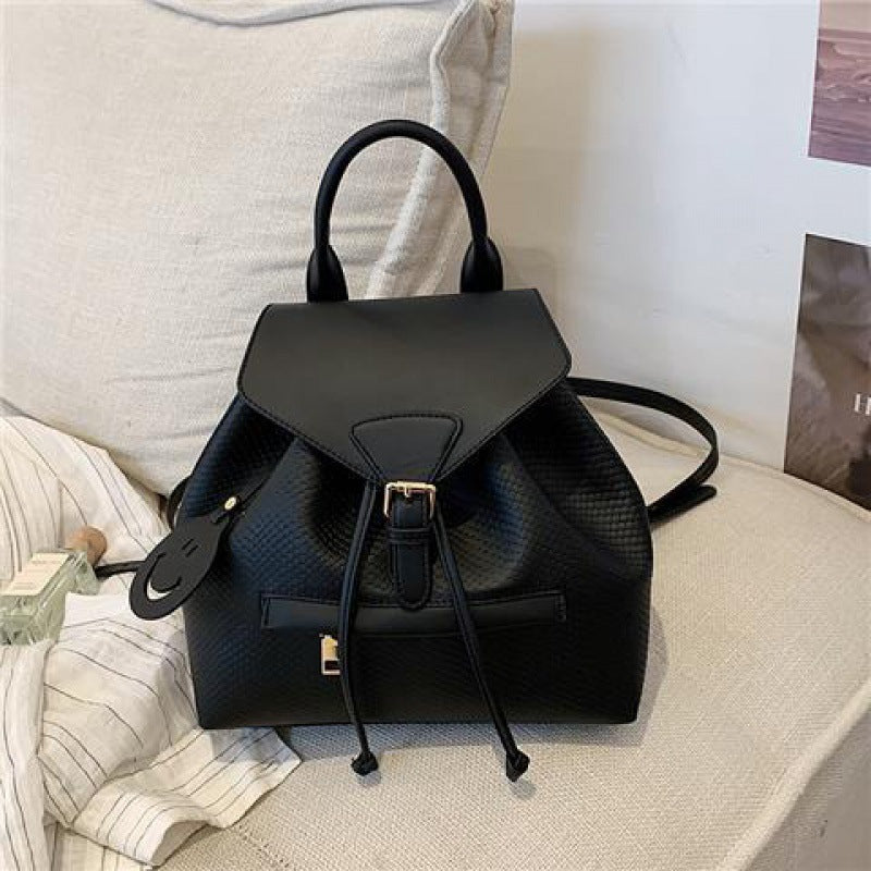 Large Capacity Women's Backpack – Stylish PU Leather School Bag