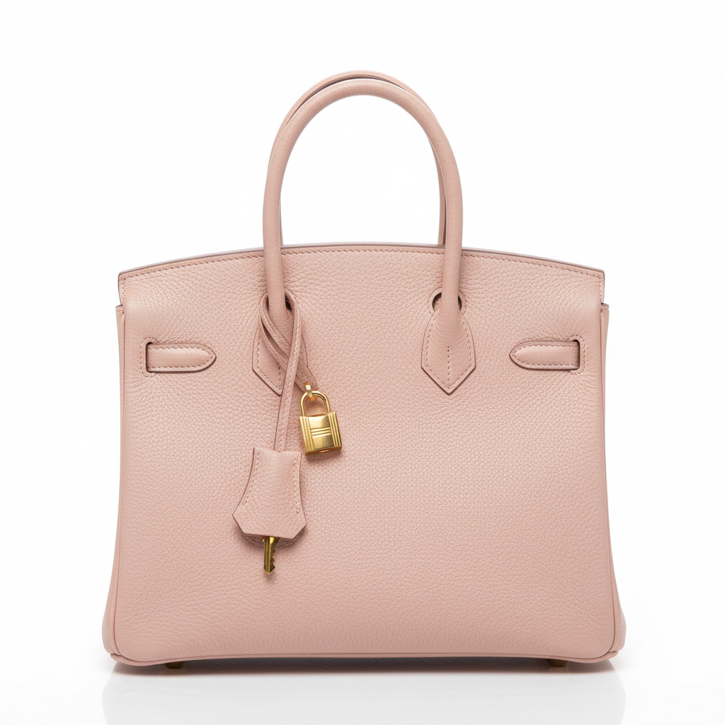 Platinum Structured Handbag | Premium Split Leather Tote