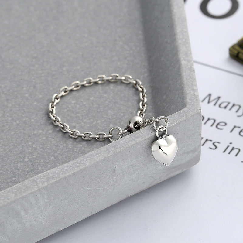 925 Sterling Silver Heart Charm Bracelet – Dainty Chain
