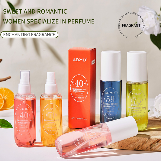 Light Long-Lasting Women's Perfume – 128g (5 Scents)