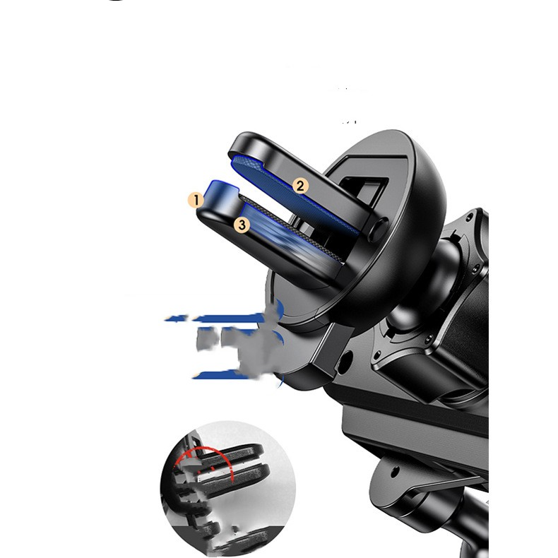 Car Air Vent Phone Holder – Gravity Mount | Black & White