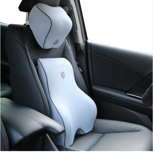 Memory Foam Car Lumbar Support & Neck Cushion Set