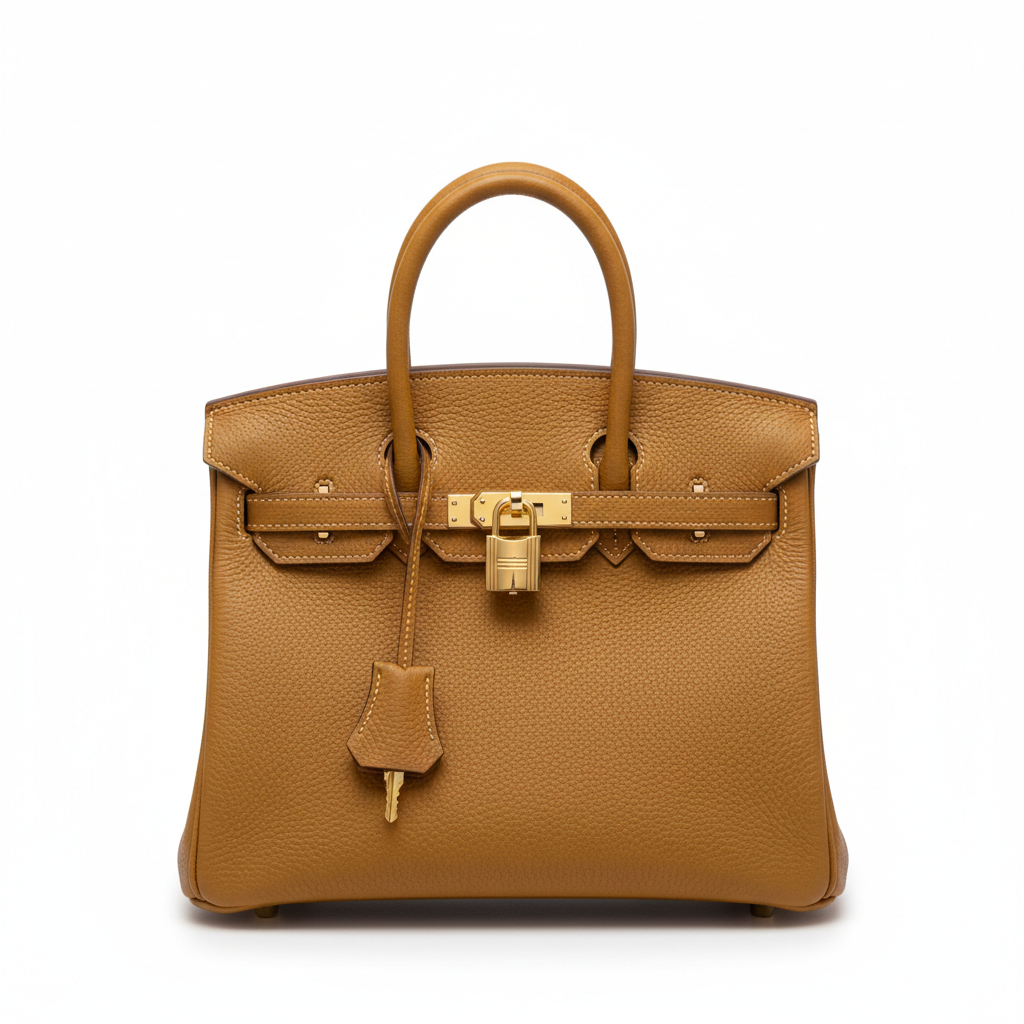 Platinum Structured Handbag | Premium Split Leather Tote