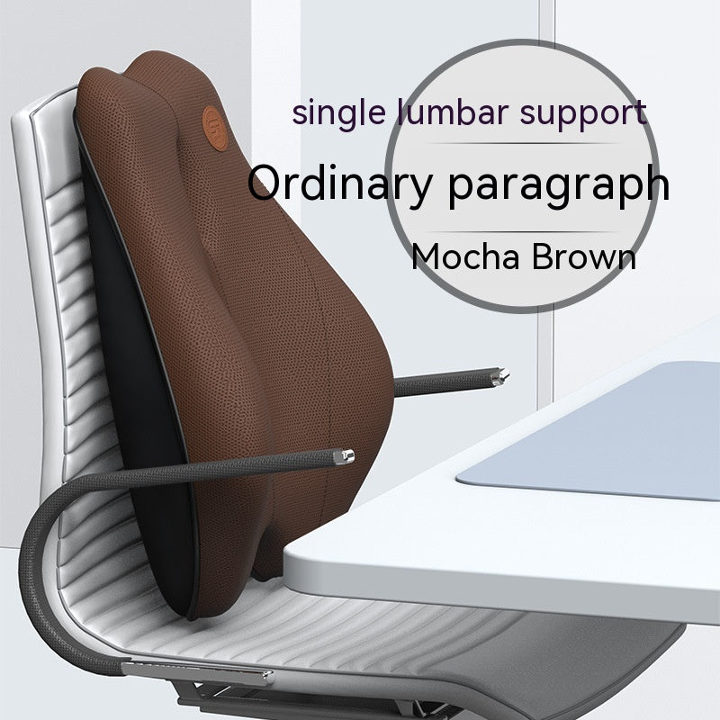 Electric Massage Memory Foam Lumbar & Seat Cushion Set – USB Powered
