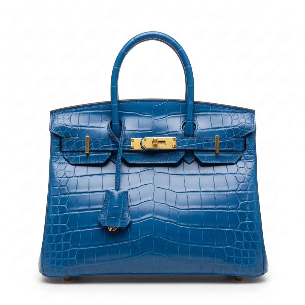 Platinum Structured Handbag | Premium Split Leather Tote