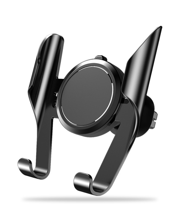 360° Spring-Action Car Phone Mount | Suction & Air Vent