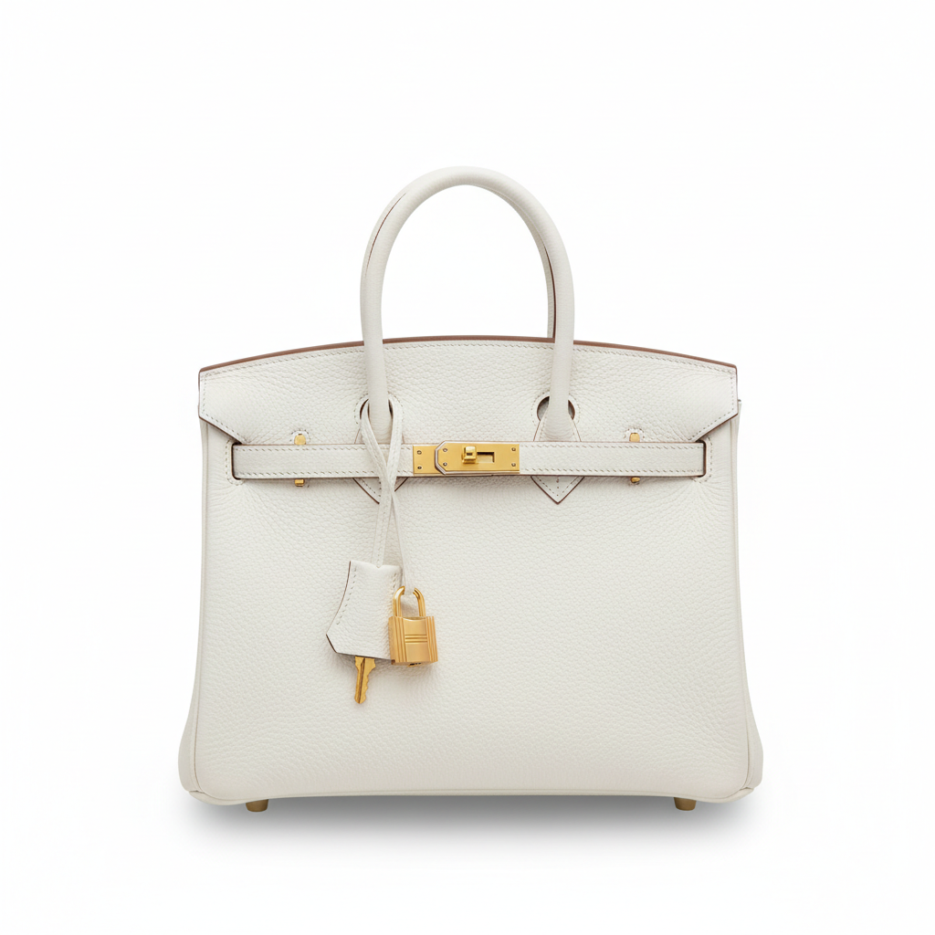 Platinum Structured Handbag | Premium Split Leather Tote